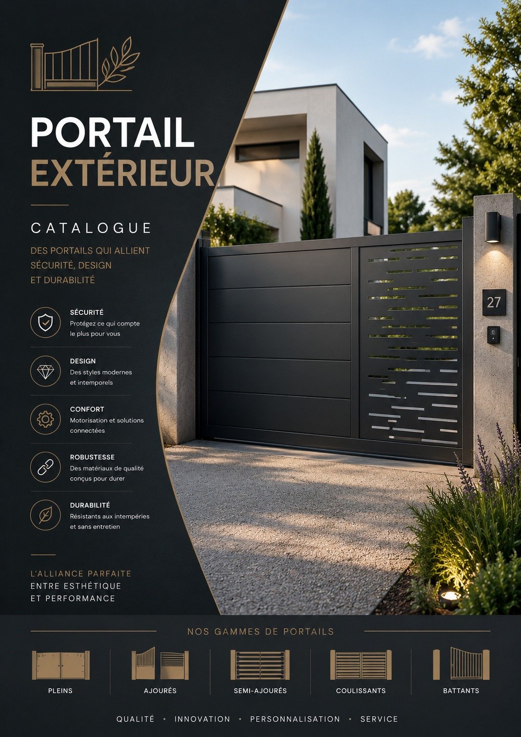 Couverture du catalogue Portail extérieur
